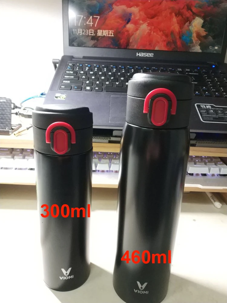 Xiaomi mi jia VIO mi термос чашка 300 мл/460 мл 316 Нержавеющая сталь пылесос mi чашка 24 часа термос одной рукой на включить/выключить