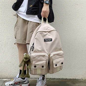 

HOT Waterproof Nylon Backpack Bag Fashion Personality Leisure Travel Japanese And Korean High School Students Bag Female