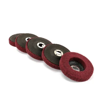 

Buffing Polishing Wheels Pad Sanding 5pcs Rotary Nylon fiber Rust removal 240 grit 100x16Mm