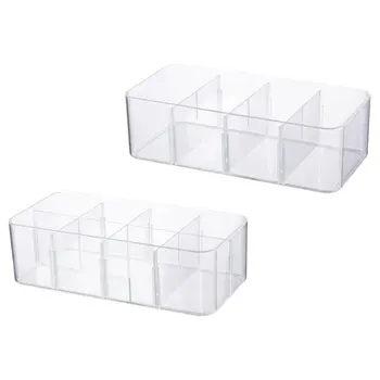 

2Pcs Classified Tray Bra Tray Sundries Box Container for Closet