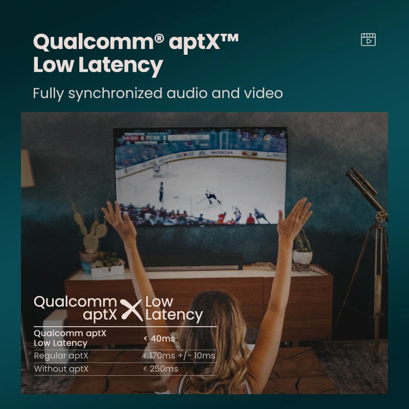 Фото UGREEN Bluetooth 5,0 передатчик ТВ наушники ПК APTX LL цифровой Toslink оптический адаптер SPDIF аудио музыка беспроводной передатчик №4