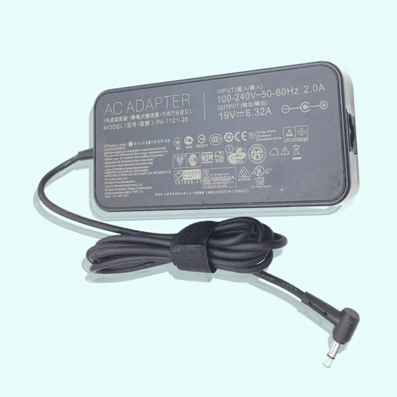 

19V 6.32A 120w Laptop Charger AC Adapter Power for asus G73 G71 UX501 GL751 K73 K53 for acer\hp\toshiba laptop