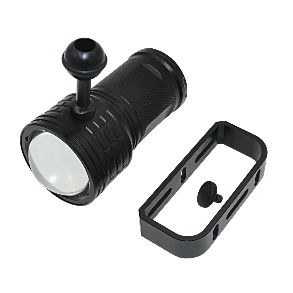  Tactical Underwater 100m LED Diving Flashlight Waterproof COB LED 10800Lumens Photography Video Fil - 4000365831498