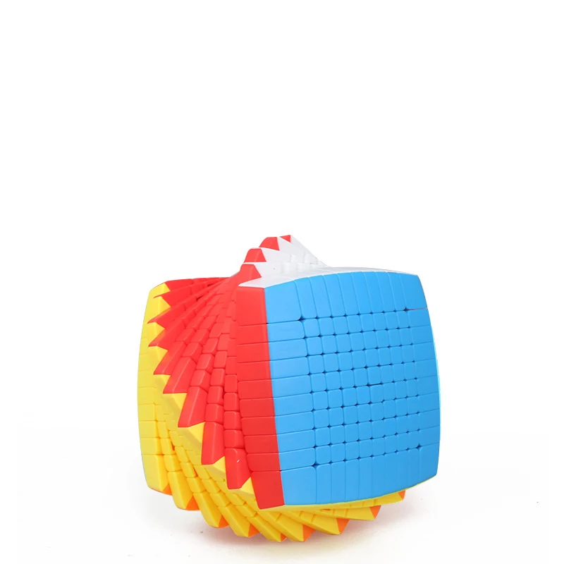 Новейший Топ SHENGSHOU 10 слоев 85 мм Stickerless 10*10*10 волшебный куб головоломка на скорость 10x10 куб Развивающие игрушки Подарки cubo magico