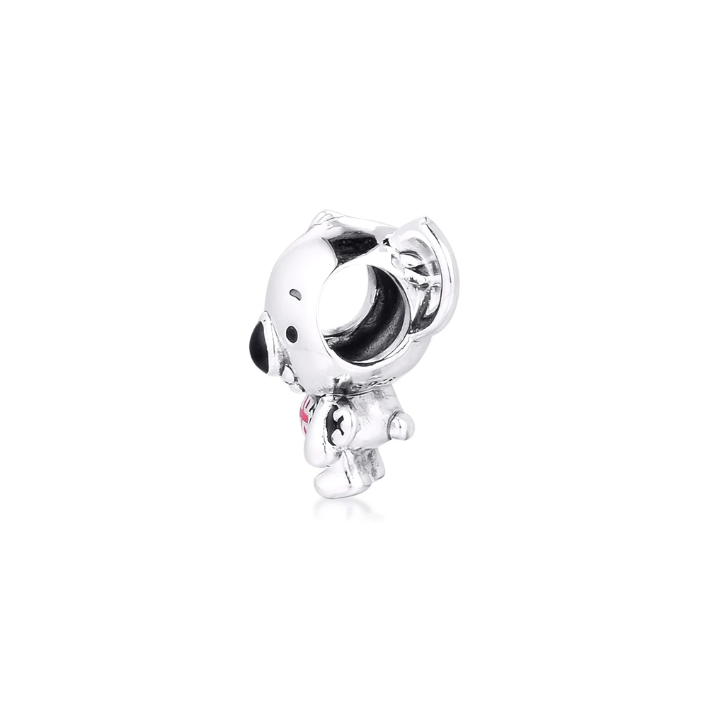 Fits-for-Pandora-Beads-Bracelets-Surfing-Koala-Charms-100-925-Sterling-Silver-Jewelry-Free-Shipping (3)