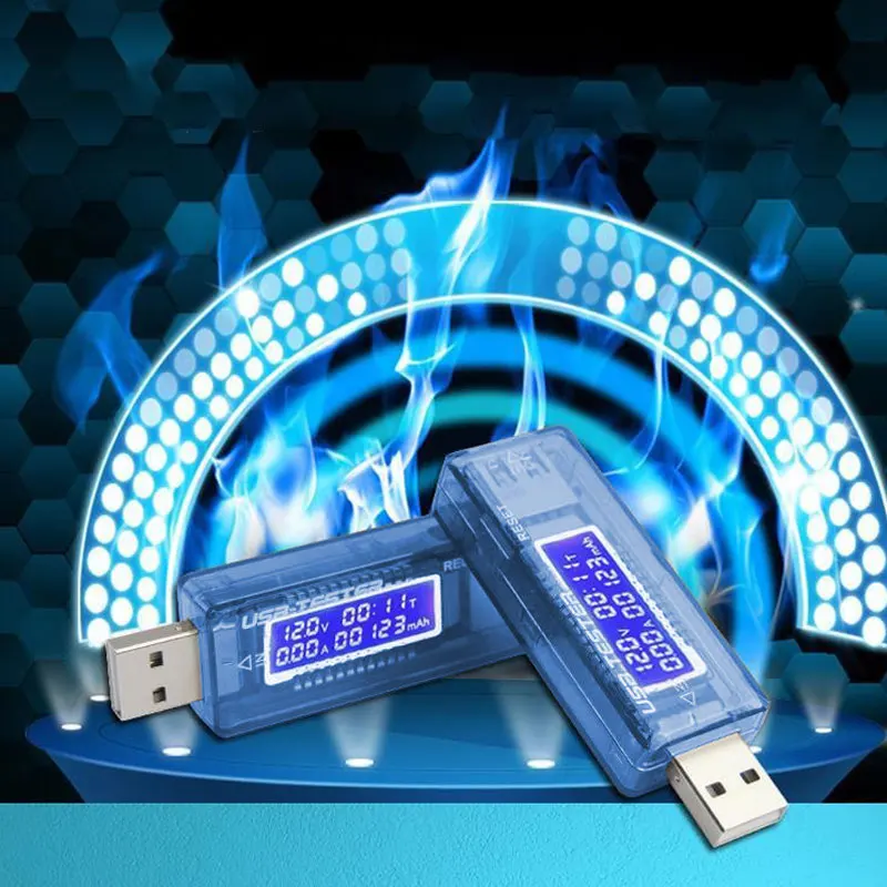 Power bank измерительный прибор USB вольт USB измеритель тока Емкость ампер тестер power Bank амперметр