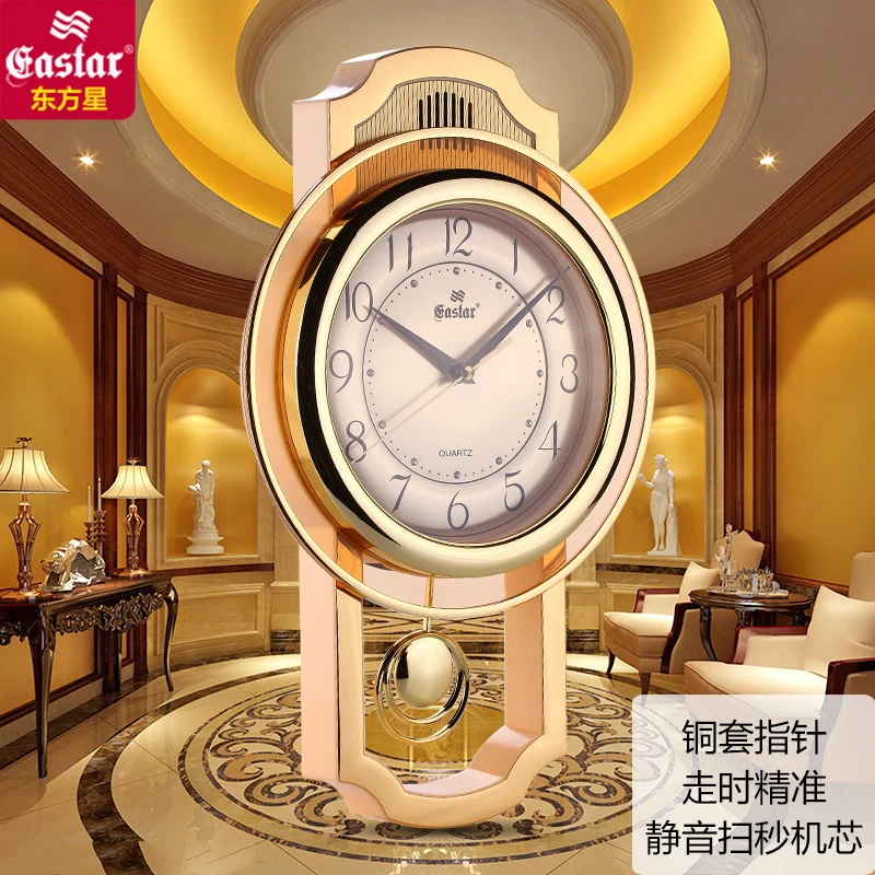 Big Silent Wall Clock Vintage Modern Design Oclock Pendulum Kitchen Clock Wall Watch Mechanism Bathroom Horloge Murale Decor S19