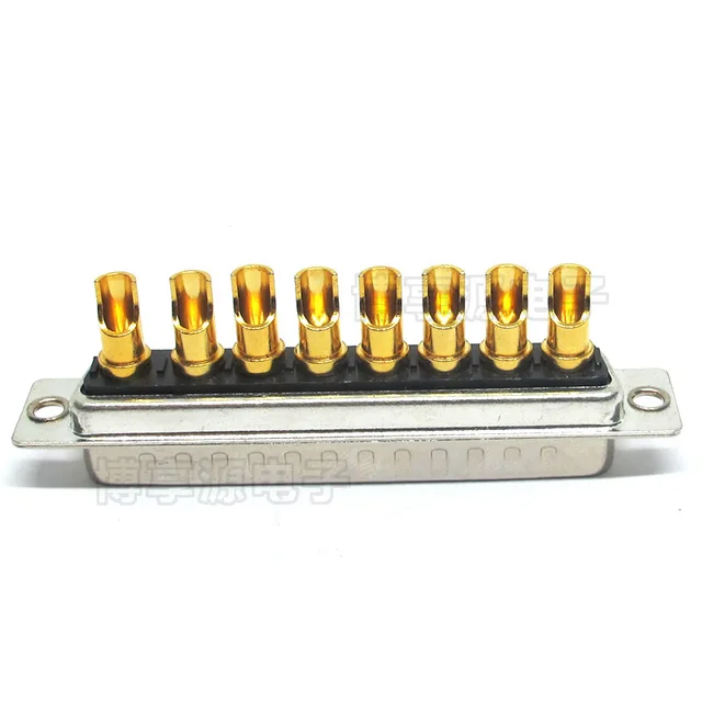 D-Sub Nagy Áramú Vezetékes Típusú 8 Dugó Csatlakozó Téglalap Alakú Áram 8W8 Hegesztett Hím Fej - Image 3