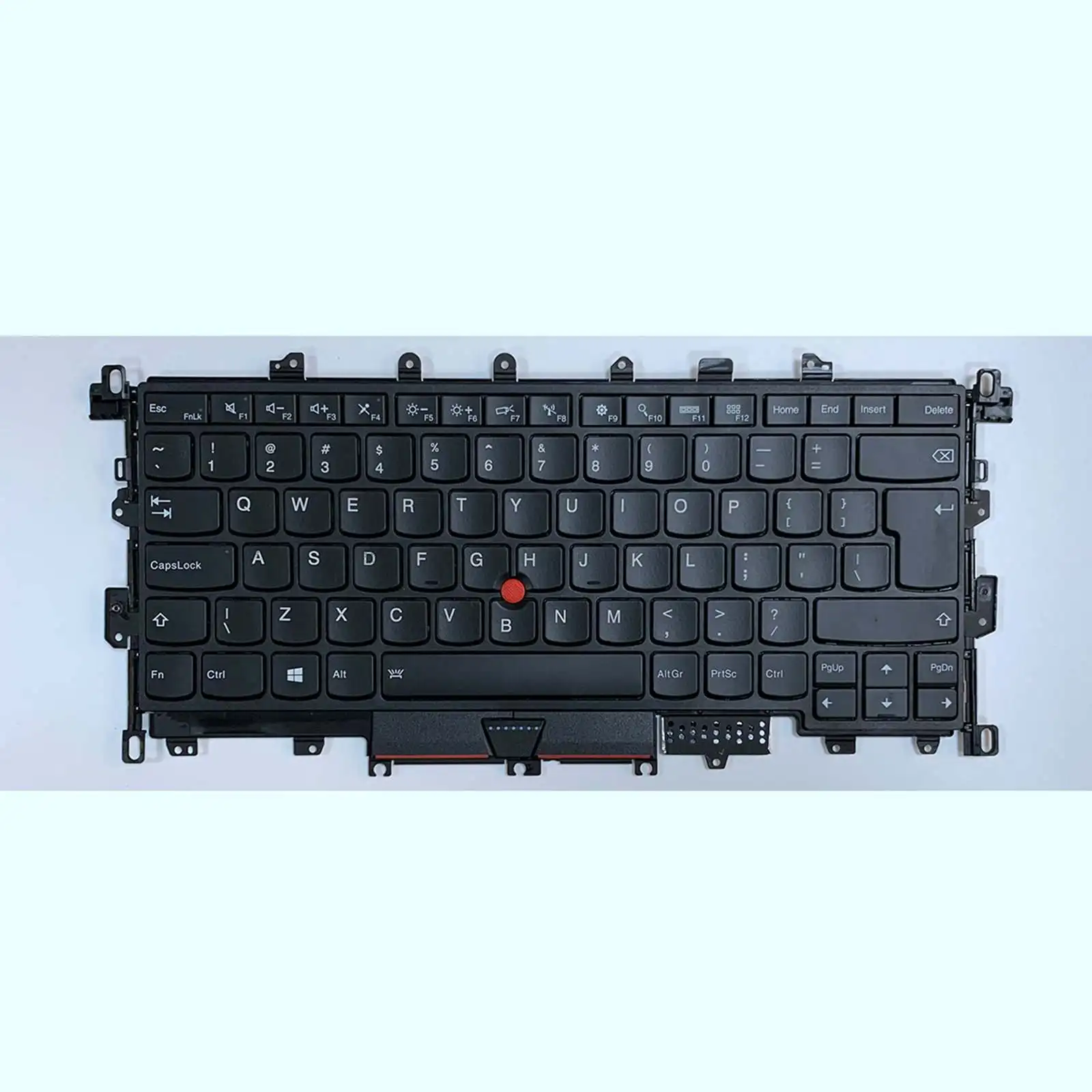 Thinkpad X1C X1 Carbon 4th Gen 2016 Silent 용 블랙 백라이트 UI 키보드