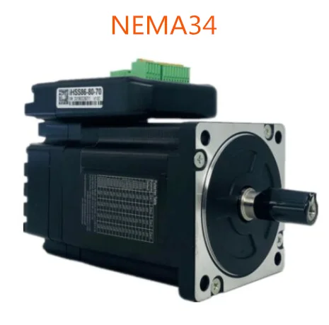 Интегрированный шаговый двигатель NEMA34 с замкнутым контуром 80 в 7 5 Нм 2 фазы