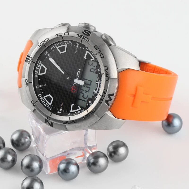 Силиконовый ремешок для часов 20 мм 21 мм спортивный для Tissot Touch T013 T047 резиновый ремешок T-Sport ремешок для часов водонепроницаемый T013420A T047420A T33