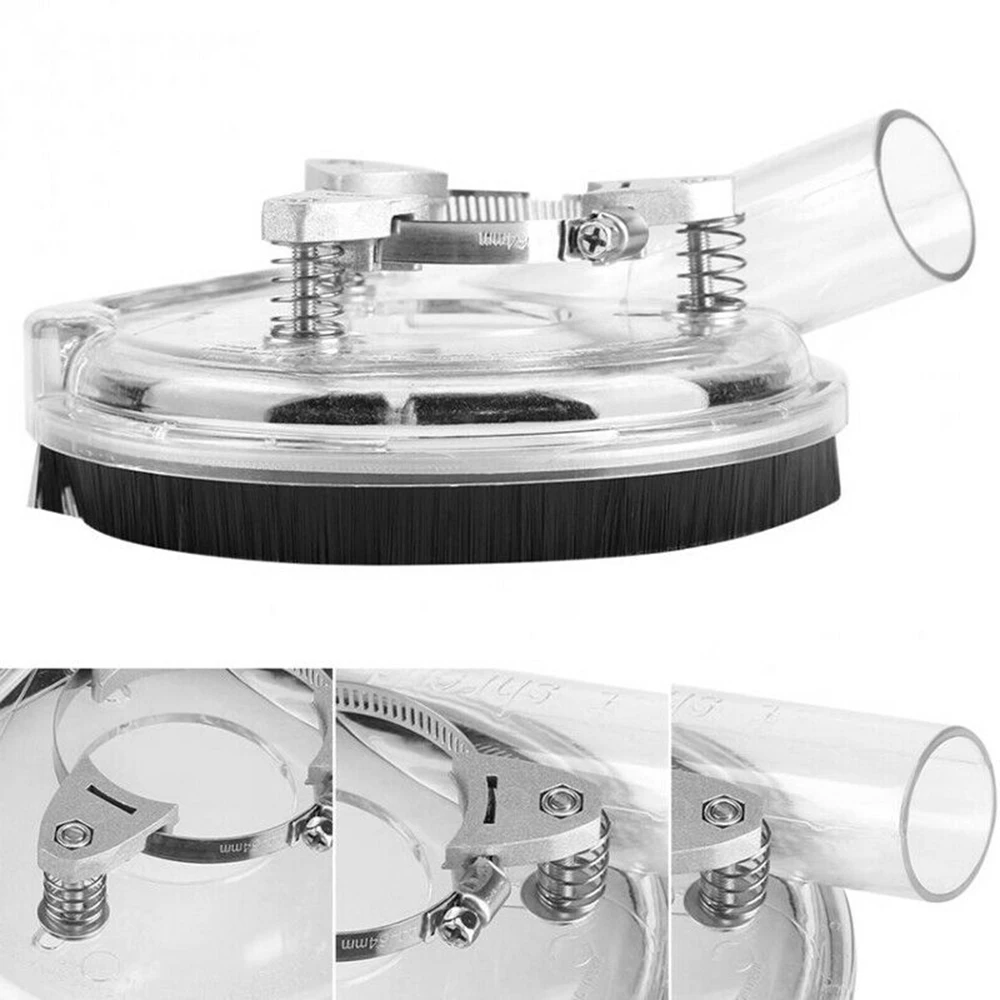 

1pc 125mm Transparent Shroud Dry Dust Cover Angle Grinder Dustproof Extraction Hood Case Home Power Tools