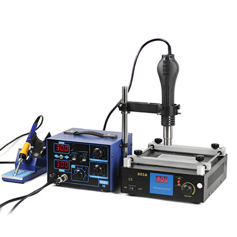 

Refurbishment Table Constant Demolition Welding Table Combination 862D +853A Temperature Preheat Soldering Station