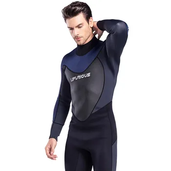 

LIFURIOUS 3MM Wetsuit Diving Suit Male Neoprene Thick Warm Diving Suits Deep Snorkeling Conjoined Spot Surf Clothing