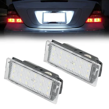 

LED License Number Plate Lights Lamp For Renault Twingo II Clio III3D III5D Megane kombi Laguna Vel Satis Master II Error Free