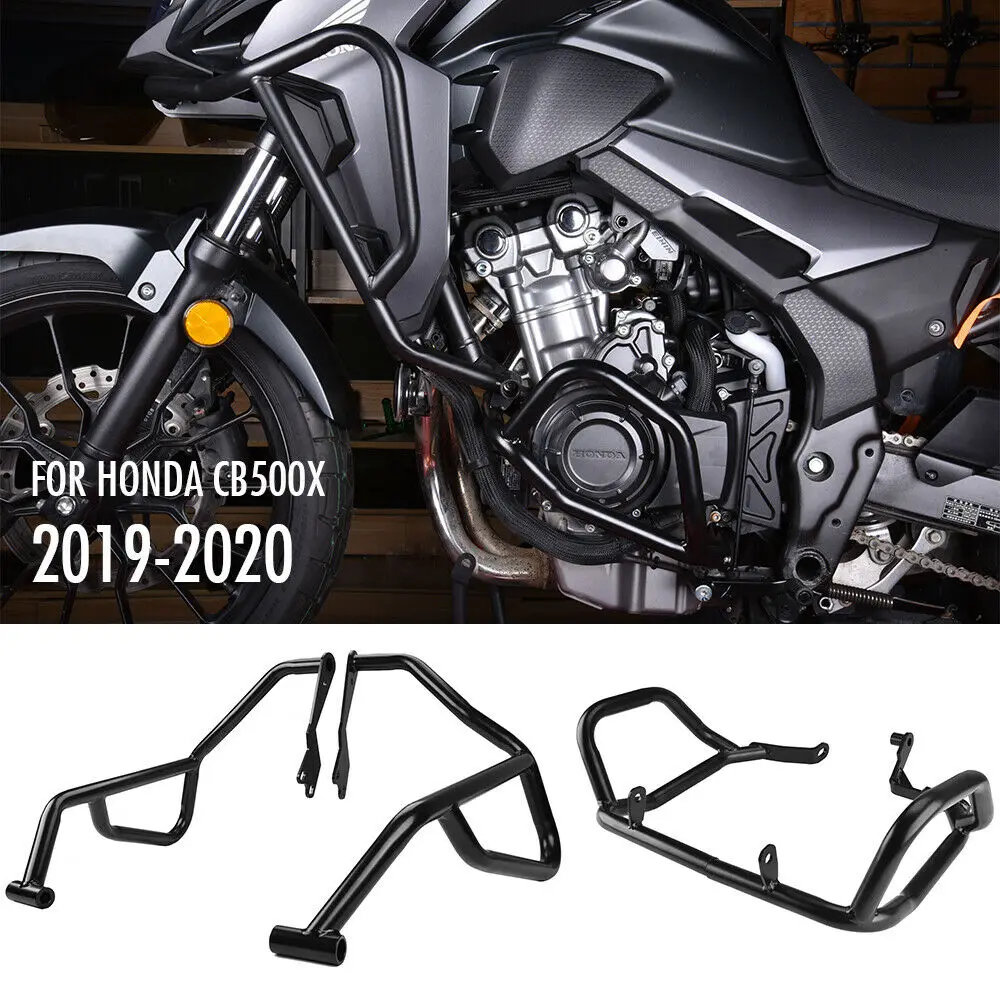 

CB500 X Motorcycle Engine Guard Engine Guard Crash Bar Protection For Honda CB500X CB 500 X 2019 2020 Upper Lower Frame Bumper