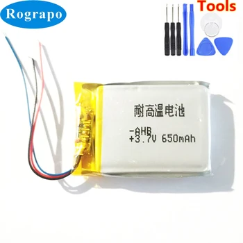 

New Battery For Dash Cam Transcend DrivePro 220 Driving Recorder Accumulator 3.7V 600mAh Replacement Batterie 3-wire+tools