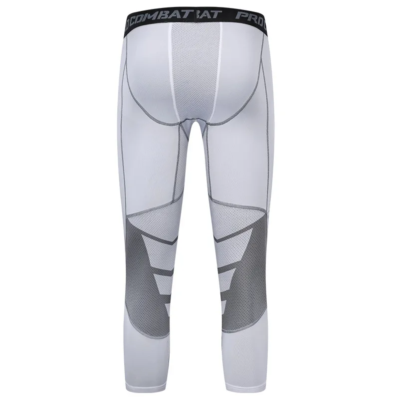 

Sports Leggings Men's Quick-Dry Basketball Elasticity Leggings Running Wicking Breathable Compression Printed Fitness Pants