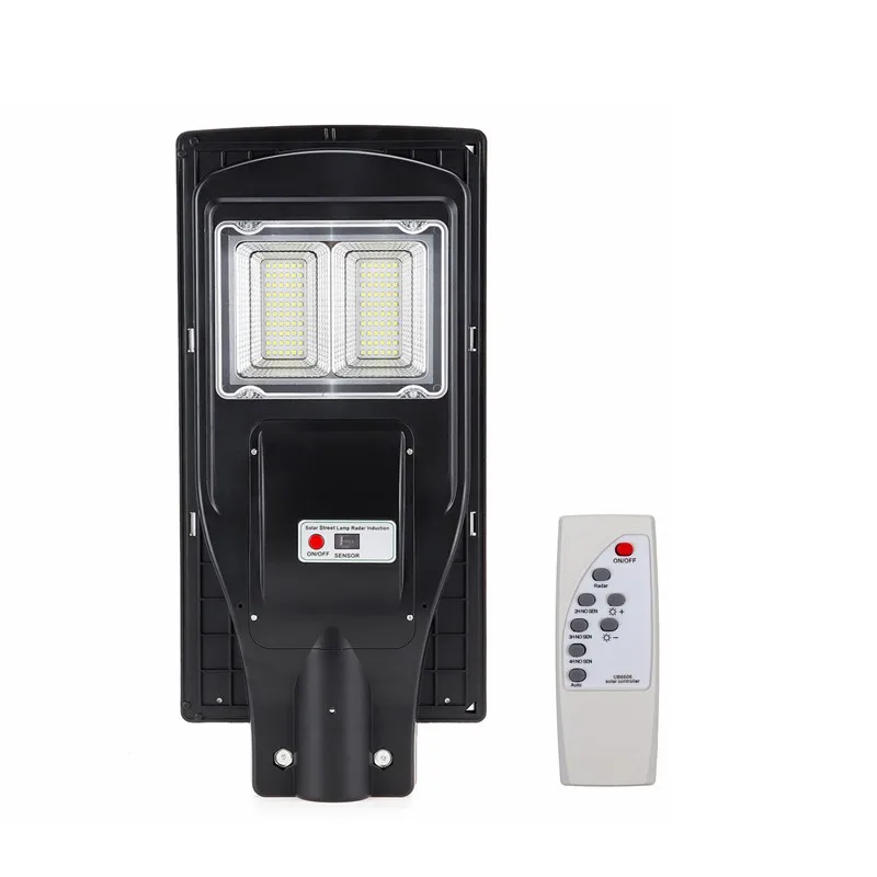 

Led Solar Street Wall Lamp 70W 120Leds Light+Radar Sensing+Remote Control Solar Light Waterproof For Garden Fence Outdoor