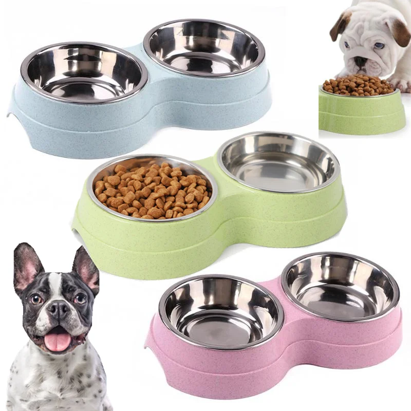 Ciotole Per Animali Domestici Doppie Mangiatoia Per Alimenti Per Cani Mangiatoia Per Animali Domestici In Acciaio Inossidabile Mangiatoia Per Cuccioli