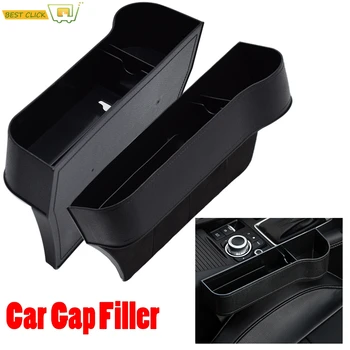 

Auto Interior Accessories Car Seat Gap Catcher Multi-Function Crevice Filler Coin Phone Storage Rack Organizer Box Cup Holder