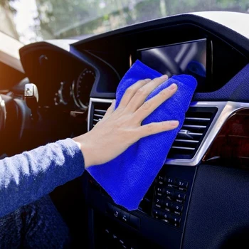 

Microfiber Towel Car Window Kitchen Thickened Wipe Cleaning Soft Square Multifunctional Cloth Rag for Cleaning Decor