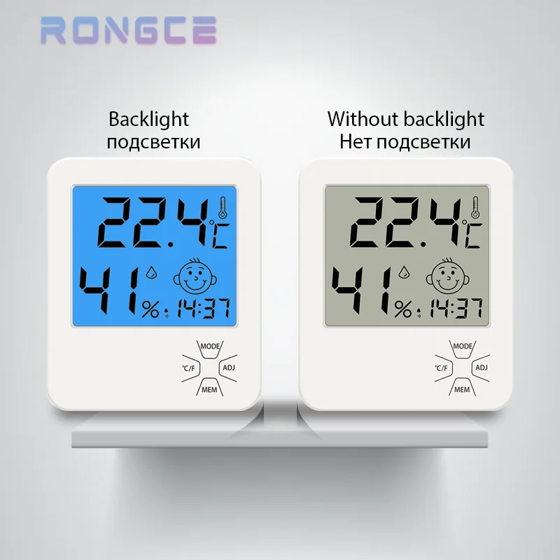 Serplex Electronic LCD Digital Display Indoor Thermometer Hygrometer  Weather Station Monitor Hygrometer Backlit Humidity Guage Accurate