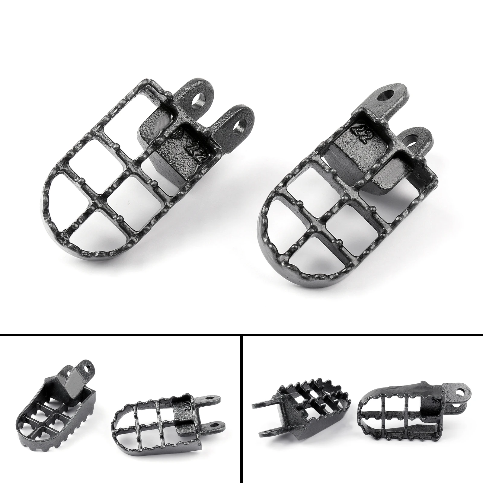 Areyourshop для KAWASAKI KLX 250 1994-1996 KLX 300R 1997-2007 KLX 650 1993-1995 Подножки стальные мотоциклетные подножки запчасти