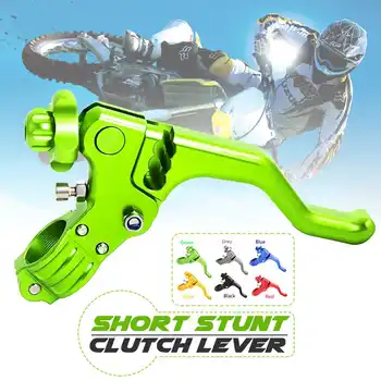 

1pc Left Motorcycle Bike CNC Short Stunt Clutch Lever Perch With Cable Clutch For Honda For Kawasaki For Suzuki For Yamaha