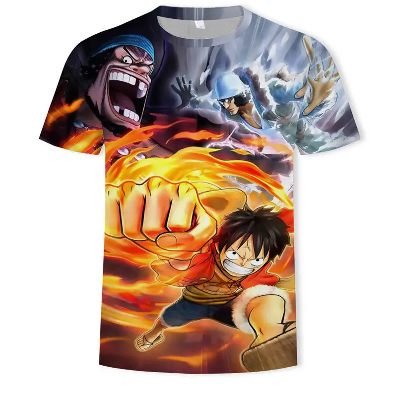T571 Luffy, сдельные футболки для мужчин/женщин, новинка, модная хип-хоп футболка, Повседневная брендовая одежда, 3D принт, летние топы, футболки, футболка - Цвет: T571