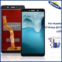 Écran tactile LCD de remplacement, 5.5 pouces, pour HUAWEI Y7 Prime 2017 TRT L21 L21A L21X, Original=