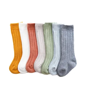 

0-5T Baby Long Tube Socks Autumn Winter Baby Boys Girls Cotton Warm Knee High Socks Children Breathable Comfortable Stockings