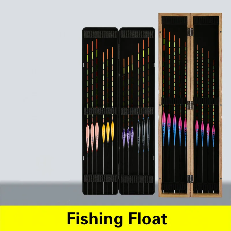 

Barguzinsky Fir Nano Float Moving Float Vertical Buoy Float Set Hard Tail Eye-catching Carp Fishing Tackle Pesca with Box