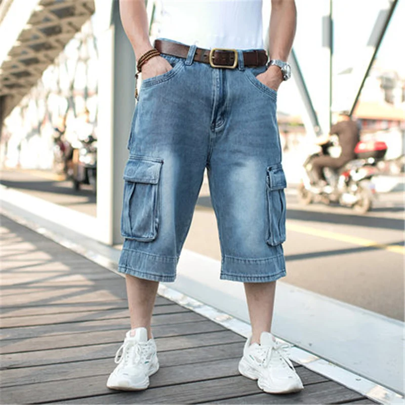 Oversized Curly Cropped Trousers Men 