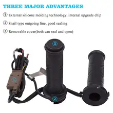 CS-095B1 12v регулируемый Температура изменение Горячая ручка зимние мотоциклетные электрическое отопление ручка уплотнение Водонепроницаемый