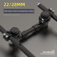 SPIRIT BEAST 7/" 22 мм/28 мм мотоцикл отдельный руль для Honda Kawasaki Suzuki KTM Harley Ducati Yamaha Triumph Bajaj BMW