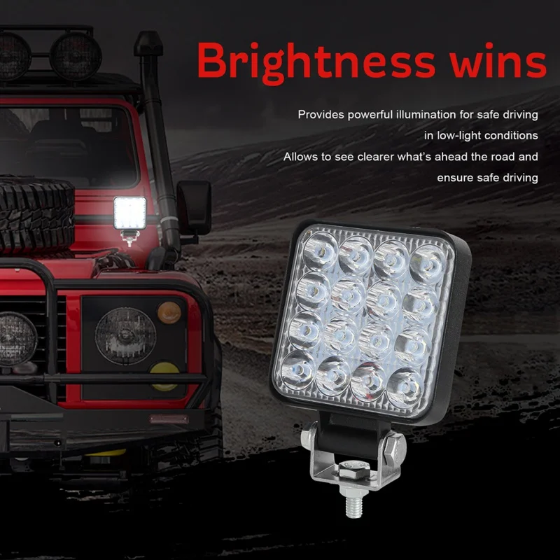 

1 Pair 3 Inch 90W 160W Off-Road Truck Towing Boat Trailer LED Spotlight Work Light