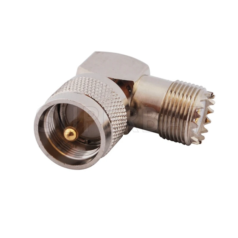 Superbat 5pcs UHF Adapter UHF Male to UHF Female Straight RF Coaxial Connector for Electronic Components Market