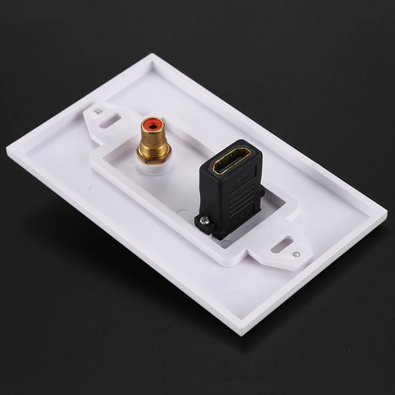 Hdmi 1.4 Audio Socket Panel Female To Female Hdmi Hifi Sound Plug Outlet Panel