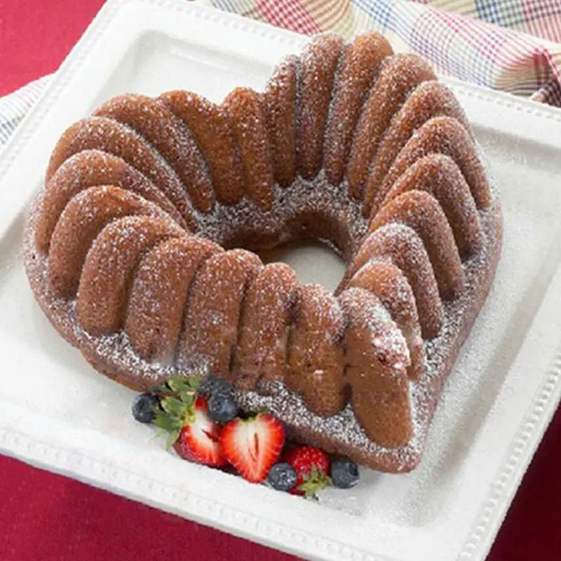 Heart Love Jelly Silicone Cake Mould Mold DIY Baking Pans Decorating Tools