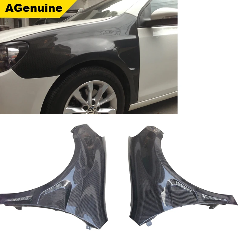 Agenuine Carbon Fiber Front Racing Fenders For Volkswagen/vw Golf Mk6