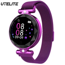 UTELITE S886 Смарт часы для женщин Водонепроницаемый Bluetooth браслет пульсометр фитнес трекер Браслет Для Xiaomi huawei Apple