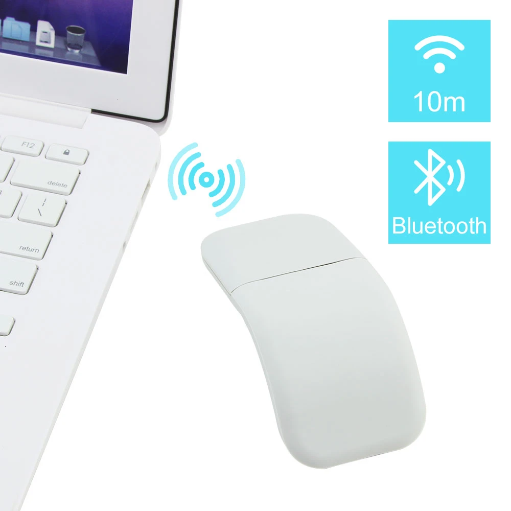 Bluetooth беспроводная дуговая сенсорная мышь бесшумная эргономичная складная