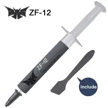 ZF-12 Thermal Compound Conductive 12W/mk Grease Paste Silicone Plaster Heat Sink Paste for CPU GPU Chipset Cooling Coolers