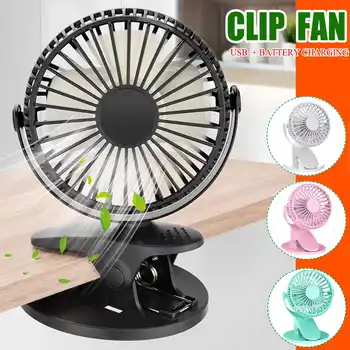 

Warmtoo 360° Adjustable Portable Mini Fan 3Speed Adjustable Fans For Home OfficeDesk Desk Travel USB Rechargeable Handheld Fan