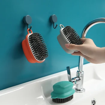 

Hangable Soft-bristled Laundry Brush Small Brush for Household Shoe Washing Multifunctional Cleaning Decontamination Brush New