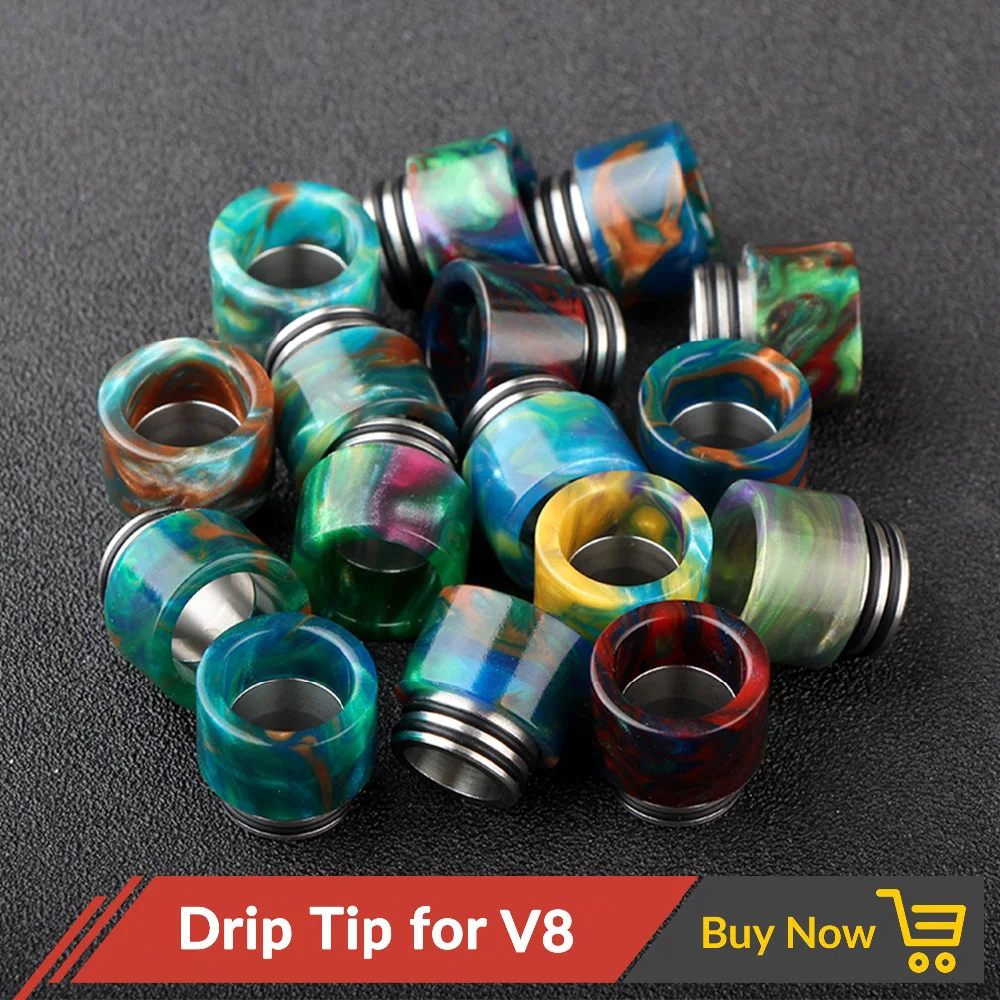 

Quartz Banger Epoxy resin 810 Drip tip suitable for V8 / V8 Big Baby / V12 rda rta tank E Cigarettes wide Mouthpiece