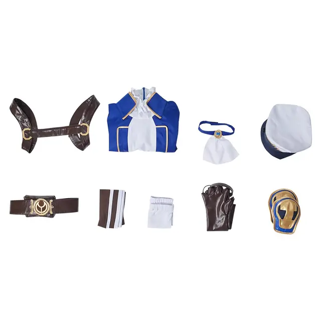Game LOL Arcane Caitlyn the Sheriff of Piltover Cosplay Costume Outfits Halloween Carnival League of Legends