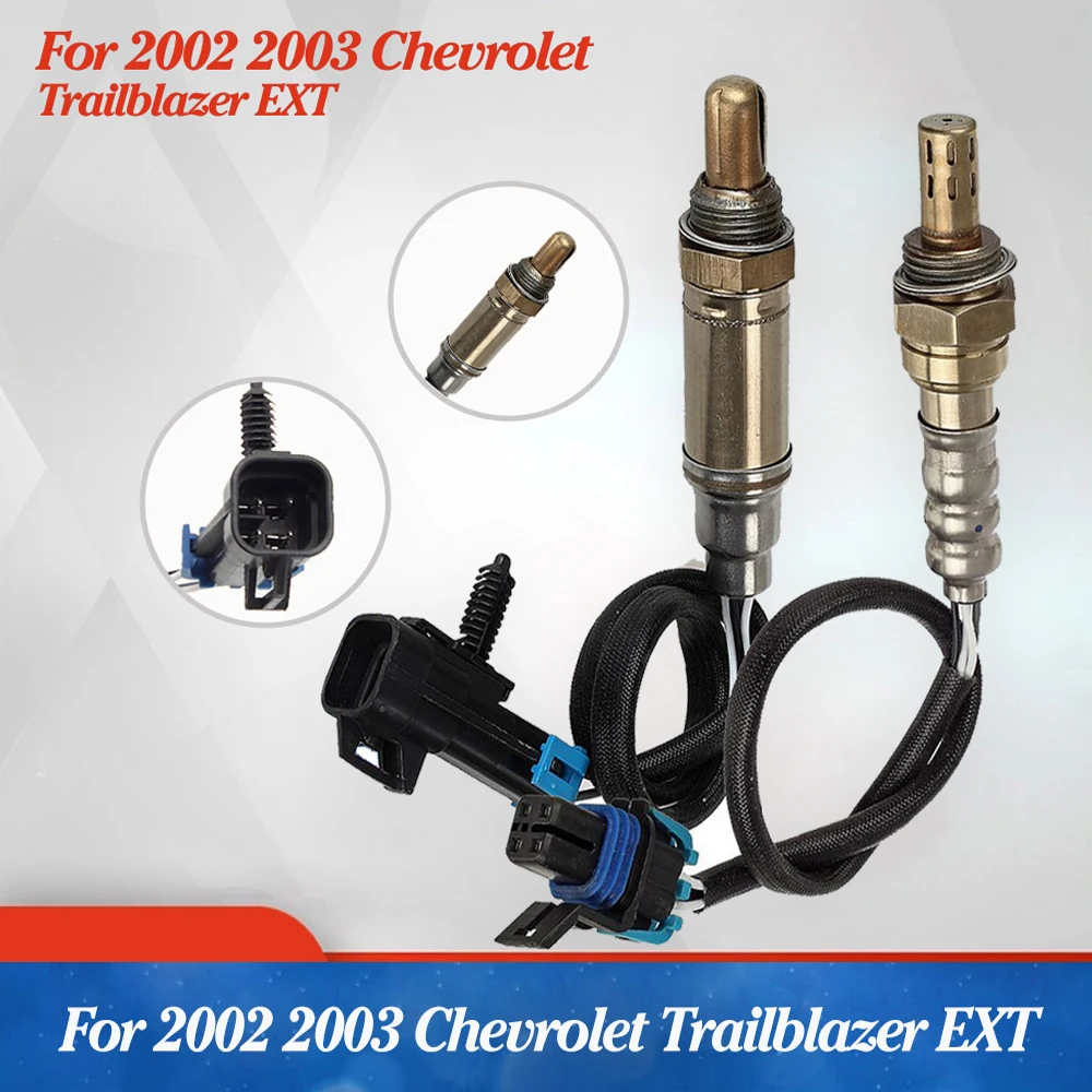 2 шт. кислородный датчик O2 4 провода Lambda SG272, ES20000, 13474 для 2002 2003 Chevrolet Trailblazer EXT вверх по тесту