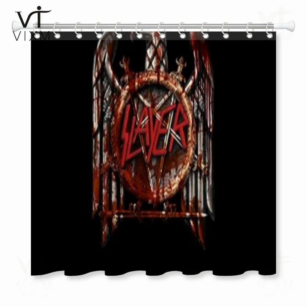 Vixm занавеска для душа Slayer водонепроницаемая ткань занавеска для ванной дома занавеска для ванной s с 12 крючками занавеска для душа s